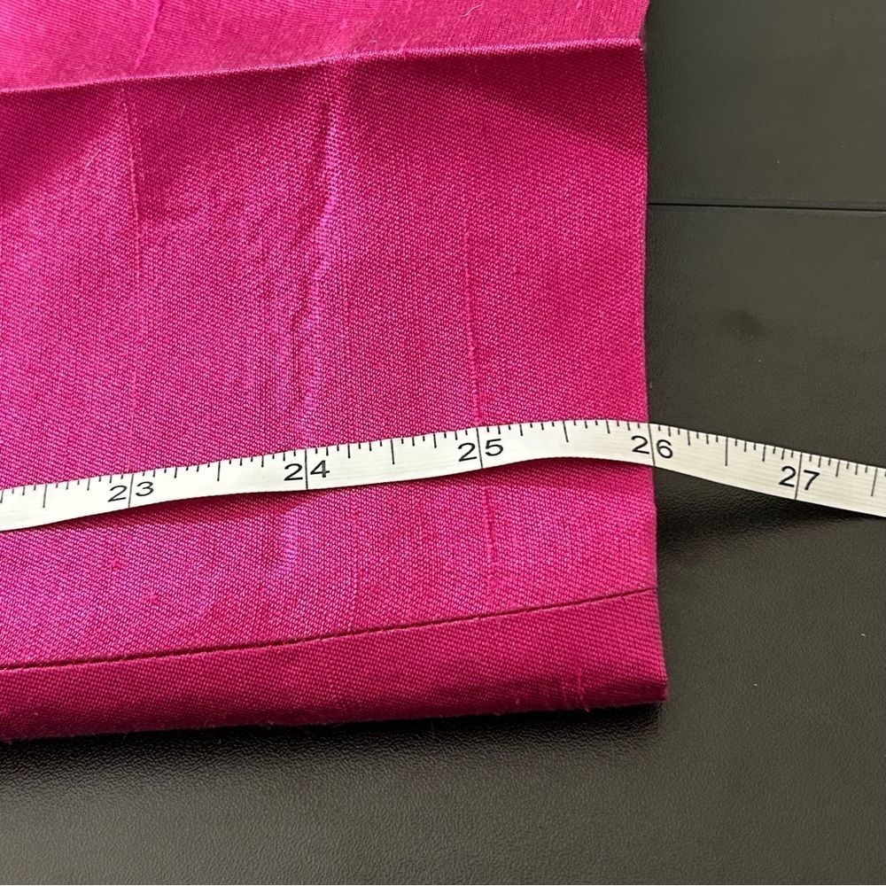 Talbots Women's Signature Silk Pants Petite Fuchsia Size 16 - Picture 8 of 8
